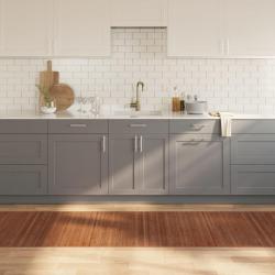 Tapis rectangulaire marron 80x1000 cm bambou alsavelo