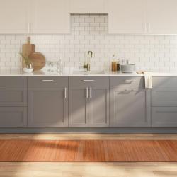 Tapis rectangulaire marron 70x500 cm bambou alsavelo