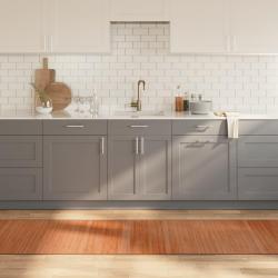 Tapis rectangulaire marron 70x300 cm bambou alsavelo