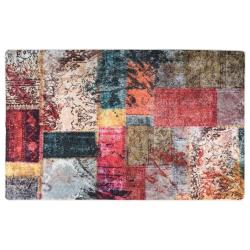 Tapis lavable antid&eacute;rapant Patchwork 160x230 cm multicolore alsavelo