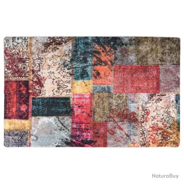 Tapis lavable antid�rapant Patchwork 160x230 cm multicolore alsavelo