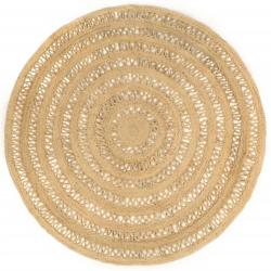 Tapis fait &agrave; la main Jute tress&eacute;e 210 cm alsavelo