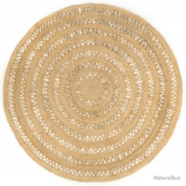 Tapis fait � la main Jute tress�e 210 cm alsavelo