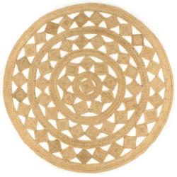 Tapis fait &agrave; la main Jute tress&eacute;e 210 cm alsavelo