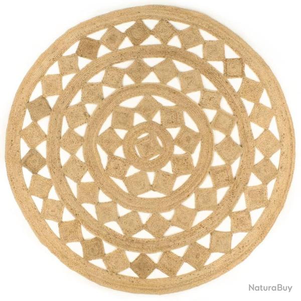 Tapis fait � la main Jute tress�e 210 cm alsavelo
