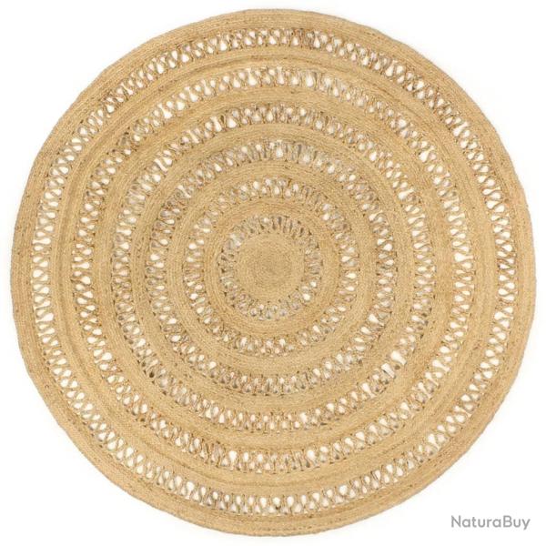 Tapis fait � la main Jute tress�e 180 cm alsavelo
