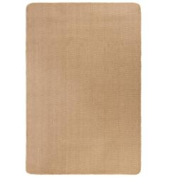 Tapis en jute avec support en latex 80x160 cm Naturel alsavelo
