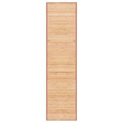 Tapis en bambou 80x300 cm Marron alsavelo