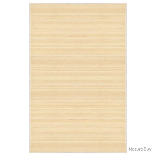 Tapis en bambou 100x160 cm Naturel alsavelo