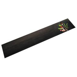 Tapis de cuisine lavable impression d'&eacute;pices 60x300 cm velours alsavelo