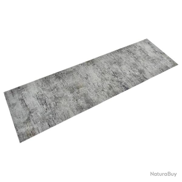 Tapis de cuisine lavable impression b�ton 60x180 cm velours alsavelo