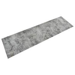 Tapis de cuisine lavable impression b&eacute;ton 45x150 cm velours alsavelo