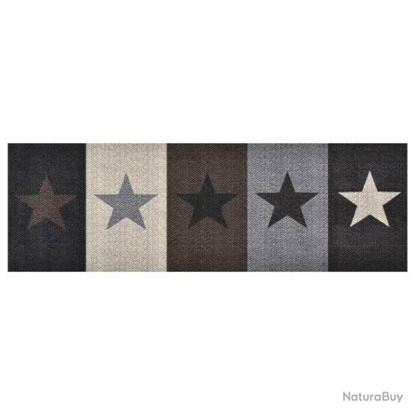 Tapis de cuisine lavable �toiles 60x300 cm alsavelo