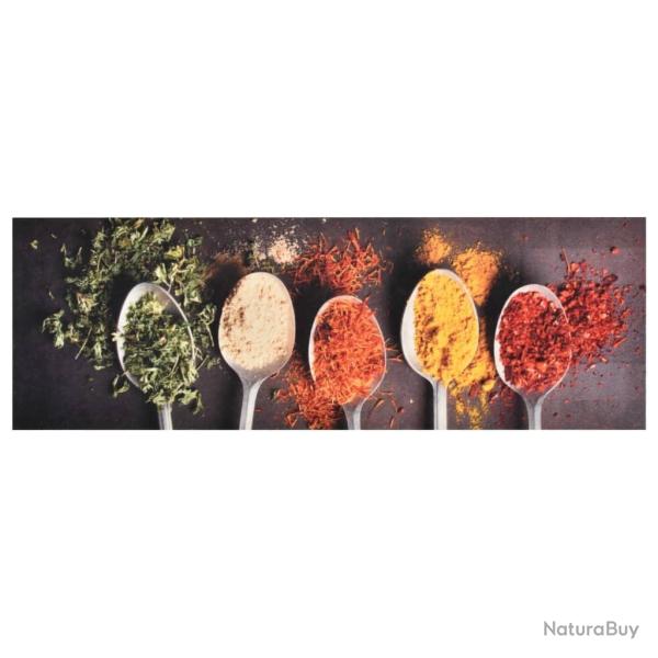 Tapis de cuisine lavable Cuill�res 60x300 cm alsavelo