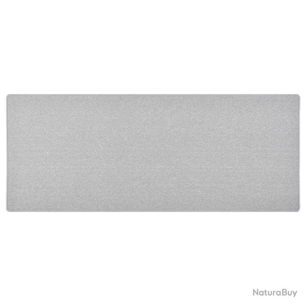 Tapis de couloir Gris clair 80x200 cm alsavelo