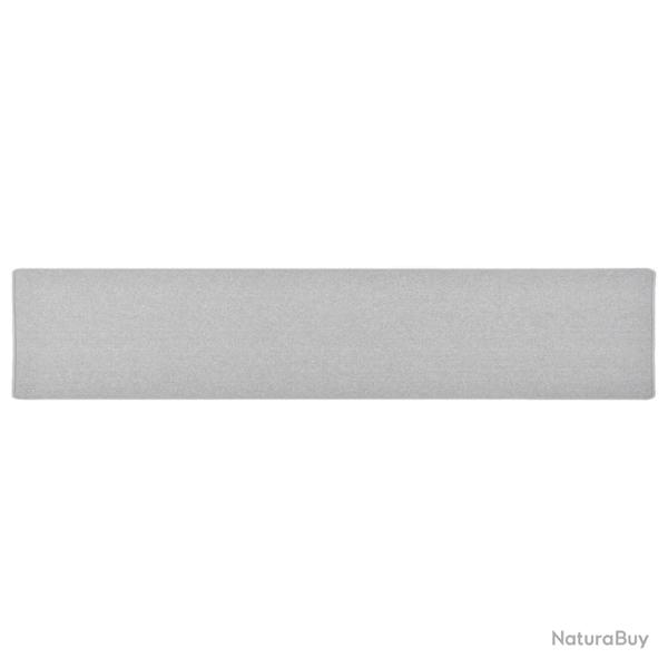 Tapis de couloir Gris clair 50x250 cm alsavelo