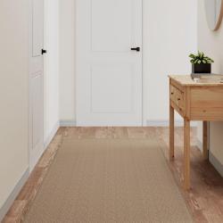 Tapis de couloir aspect sisal sable 80x200 cm alsavelo