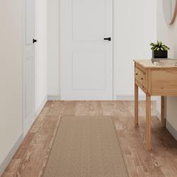 Tapis de couloir aspect sisal sable 50x250 cm alsavelo