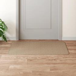 Tapis de couloir aspect sisal sable 50x100 cm alsavelo