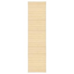 Tapis Bambou 80x300 cm Naturel alsavelo