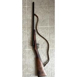Carabine calibre 9mm type Flobert syst&egrave;me warnant. fin XIX&deg; si&egrave;cle