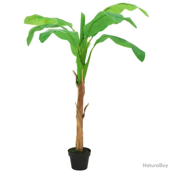 Bananier artificiel avec pot 180 cm Vert