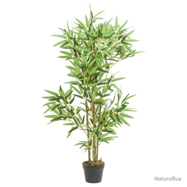 Bambou artificiel 552 feuilles 120 cm vert