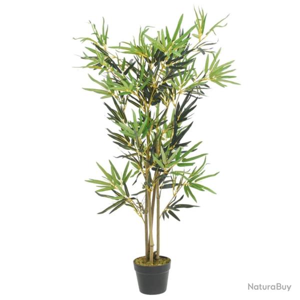 Bambou artificiel 552 feuilles 120 cm vert alsavelo
