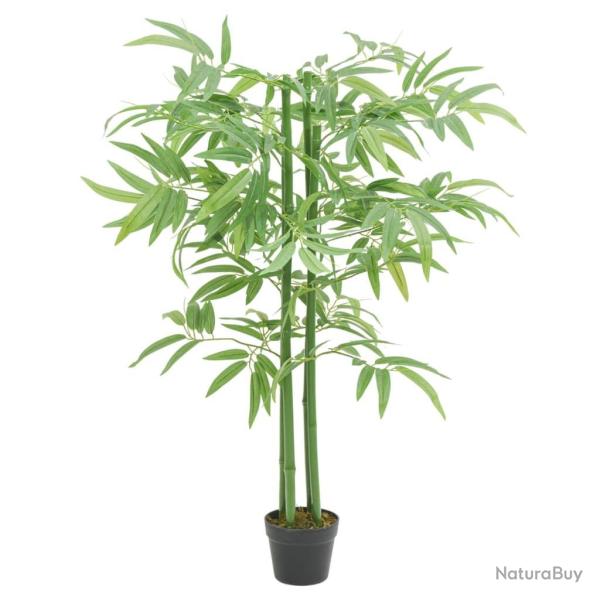 Bambou artificiel 384 feuilles 120 cm vert