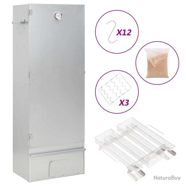 Fumoir � four � BBQ g�n�rateur de fum�e froide acier galvanis�