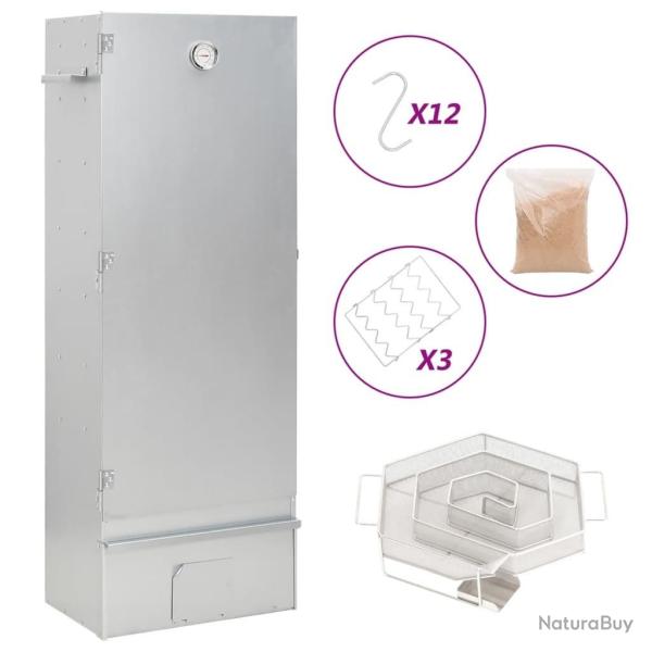 Fumoir � four � BBQ g�n�rateur de fum�e froide acier galvanis� alsavelo