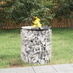 Foyer en gabion &Oslash; 50 cm Fer galvanis&eacute;