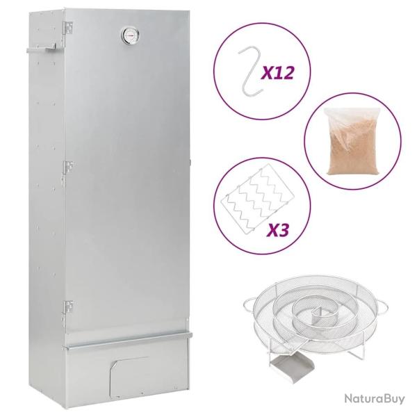 Fumoir � four � BBQ g�n�rateur de fum�e froide acier galvanis� alsavelo