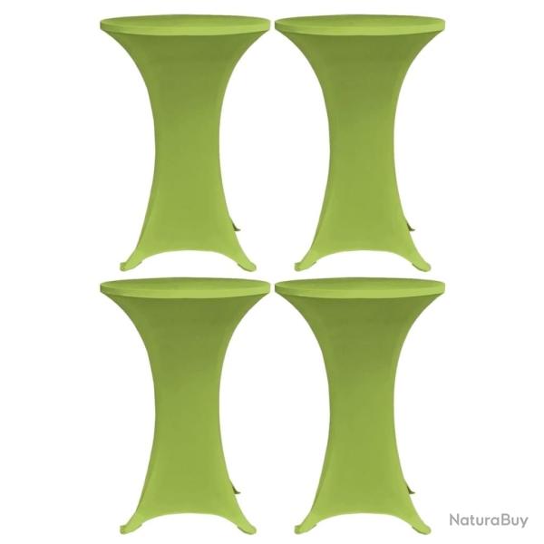 Housses de table extensible 4 pcs 70 cm Vert alsavelo
