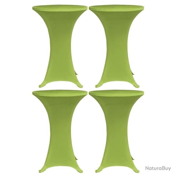Housses de table extensible 4 pcs 60 cm Vert alsavelo