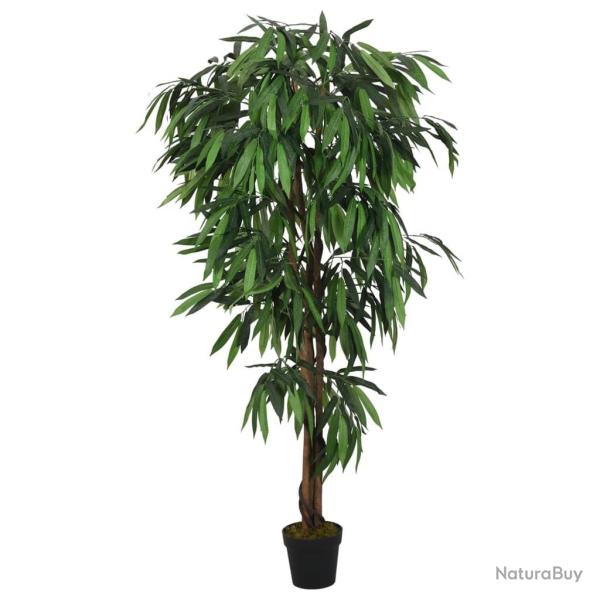Manguier artificiel 1050 feuilles 200 cm vert alsavelo