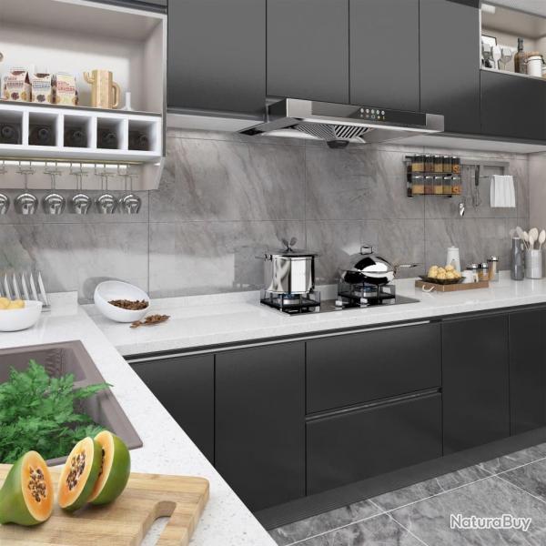 Films autoadh�sifs pour meubles 2 pcs Noir 500x90 cm PVC alsavelo