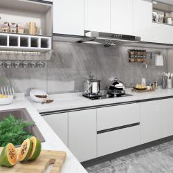 Films autoadh&eacute;sifs pour meubles 2 pcs Blanc 500x90 cm PVC alsavelo