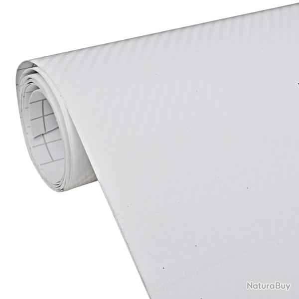 Films 3D de voiture 2 pcs Blanc 100x150 cm