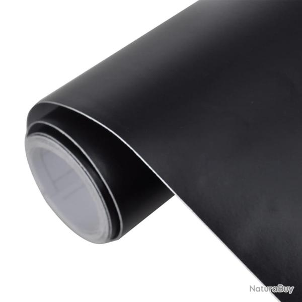 Films de voiture 2 pcs Noir mat 100x150 cm+50x150 cm