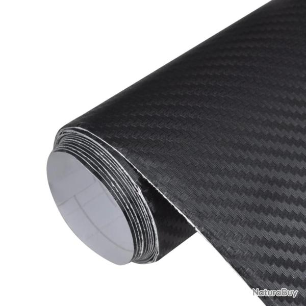 Films 3D de voiture 2 pcs Noir 100x150 cm+50x150 cm alsavelo