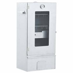 Fumoir de four &agrave; BBQ avec 1 kg de copeaux de bois 44,5x29x83 cm