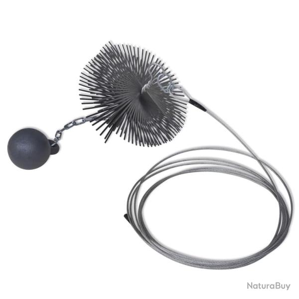Brosse ronde pour chemin�e Dia. 20 cm