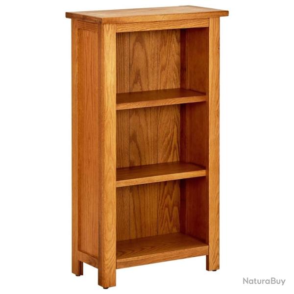 Biblioth�que 45x22,5x82 cm Bois de ch�ne massif