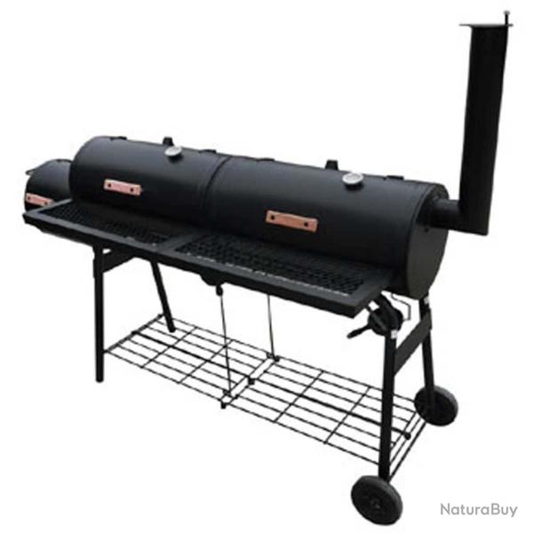 Barbecue � fumoir Nevada XL Noir alsavelo
