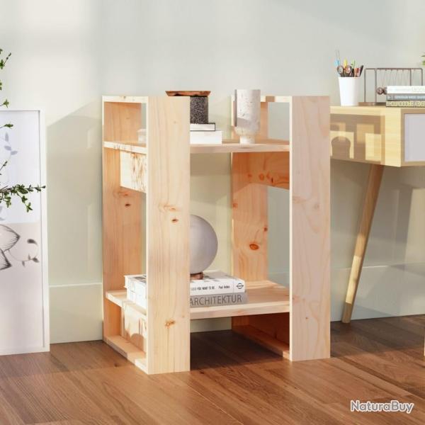 Biblioth�que/S�parateur de pi�ce 41x35x57 cm Pin massif alsavelo