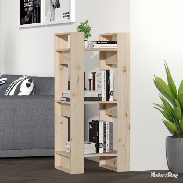 Biblioth�que/S�parateur de pi�ce 41x35x91 cm Pin massif alsavelo