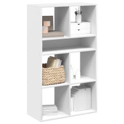 Biblioth&egrave;que blanc 66x31x112 cm bois d'ing&eacute;nierie alsavelo