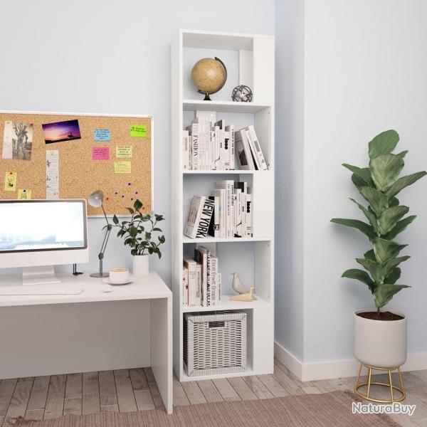 Biblioth�que/S�parateur de pi�ce Blanc Bois d'ing�nierie alsavelo