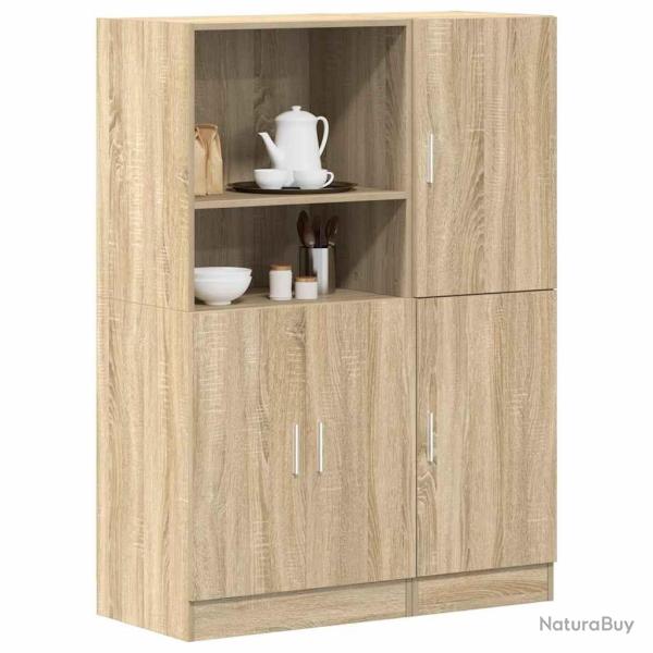 Ensemble d'armoires de cuisine 2 pcs ch�ne sonoma alsavelo